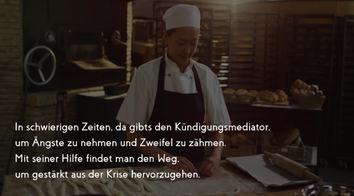 Bäckermeisterin hat Sorgen. Alle haben Angst vor dem Jobverlust.